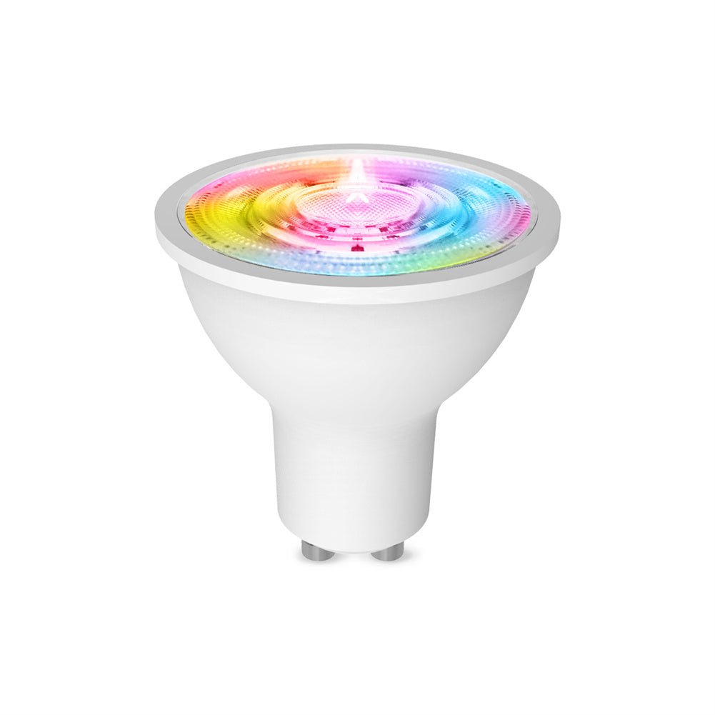 ZigBee?GU10 Smart LED Dimmable Bulbs RGBCCT 2200-6500K C+W 5W White - MOES
