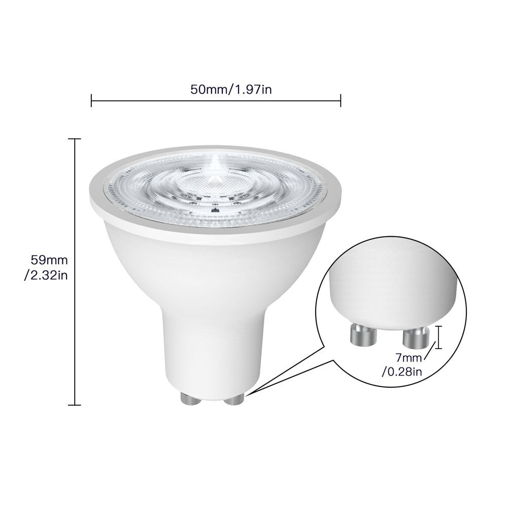 Verbonden Plantkunde aluminium MOES ZigBee GU10 Led Bulb Light|Smart White Colorful Dimmable Lamp
