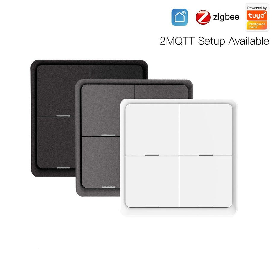 Scene Switch Control Smart Scene Switches | Zigbee Wireless Button - MOES