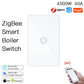 ZigBee Smart Boiler Touch Switch Water Heater Single Pole Neutral Wire Required US 20A/40A - MOES