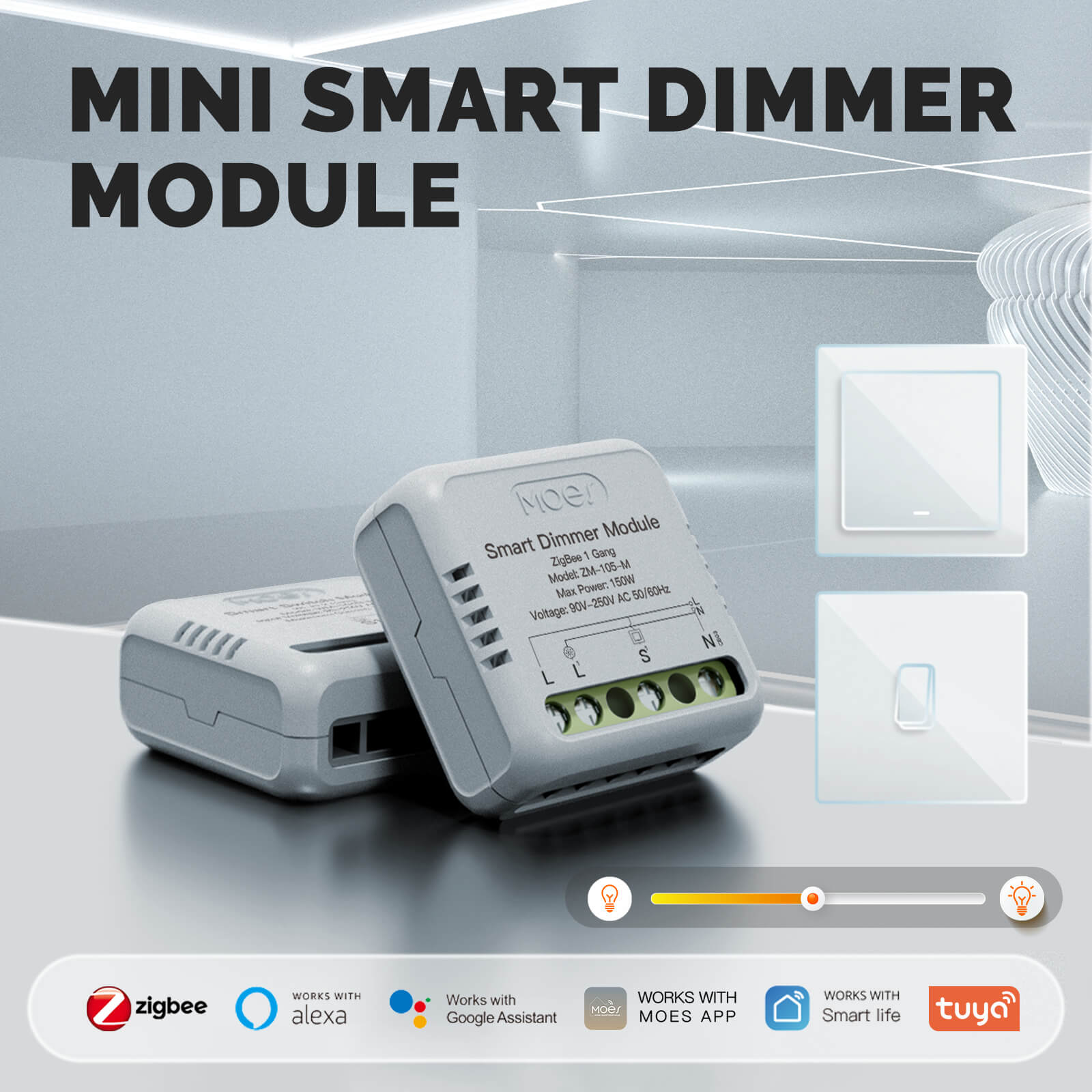 Dimmer Module Legend Dimmer Module | Enhance Your Lighting Control Effortlessly | MOES