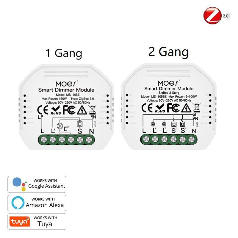 Dimmer Module | Enhance Your Lighting Control Effortlessly | MOES