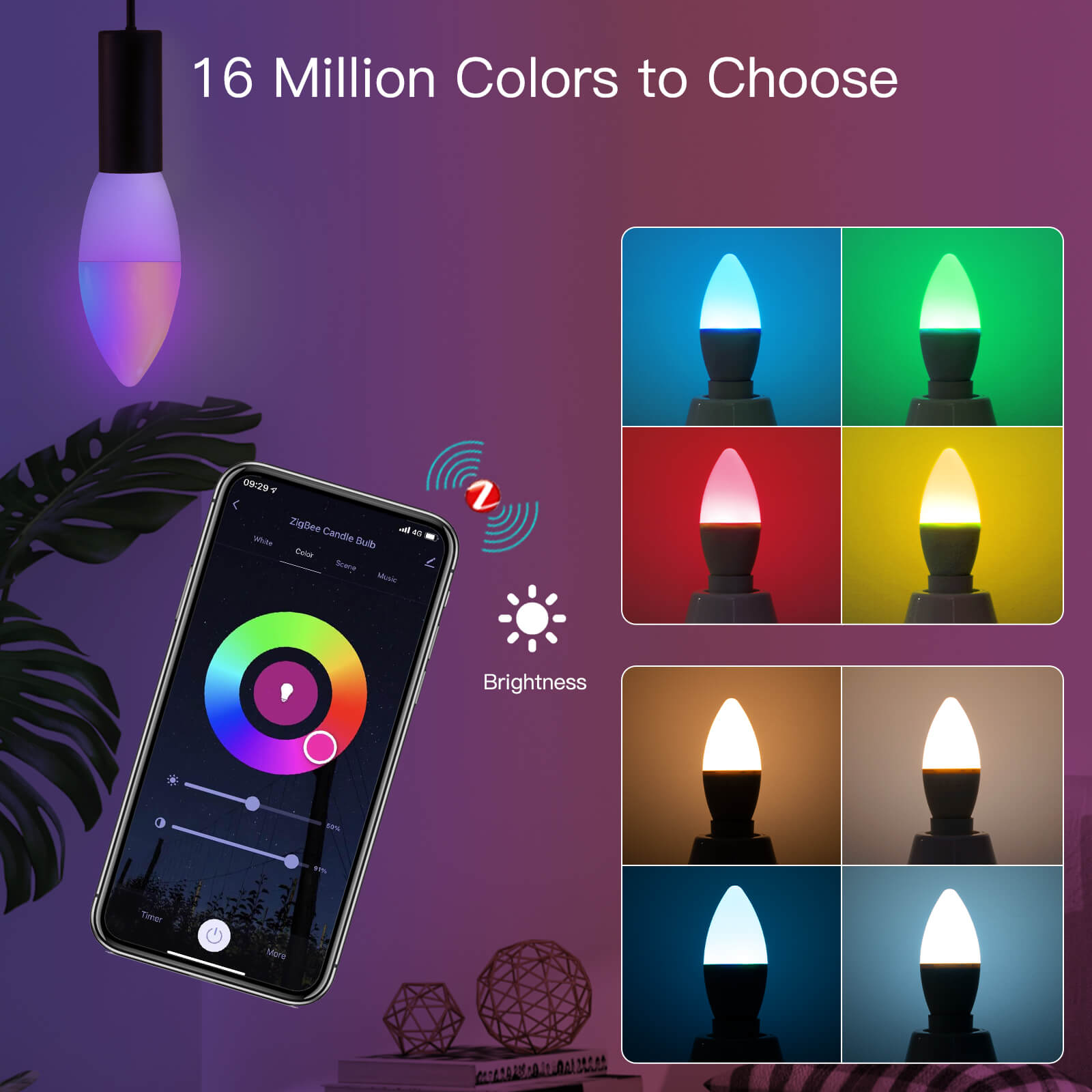 E14 zigbee color cheap