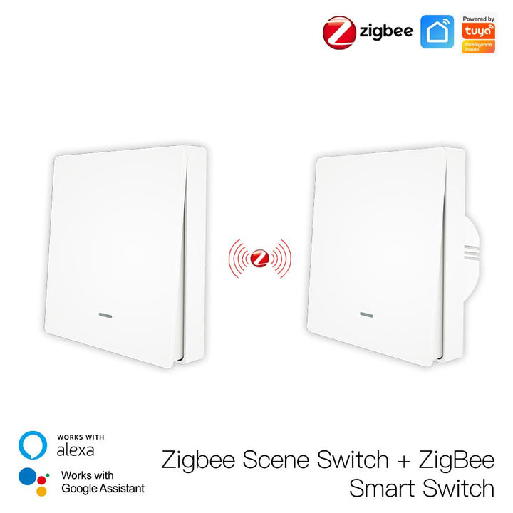 Scene Switch Control Smart Scene Switches | Zigbee Wireless Button - MOES