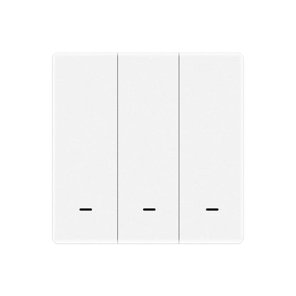 ZigBee Smart Wall Light Switch with Neutral Wire or No Neutral Wire Wiring No Capacitor Needed Smart Life/Tuya 2/3 Way Muilti-Control Association Works with Alexa,Google Home Hub Required White - Moes