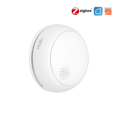 ZigBee Smart Wireless Smoke Detector Fire 85dB Sound Alarm Siren Sensor - MOES