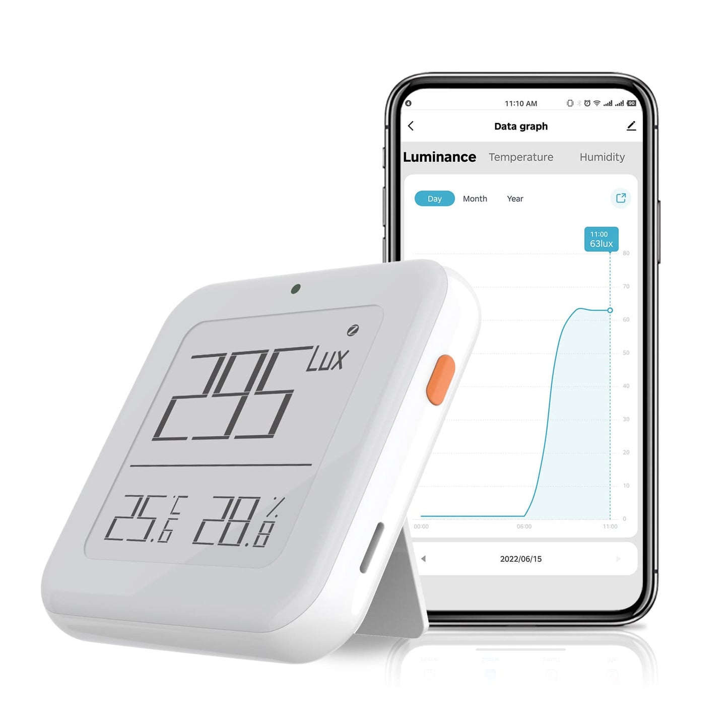 Smart Home Zigbee Temperature and Humidity Sensor Work with Homekit - China Temperature  Sensor, Temperature Detector